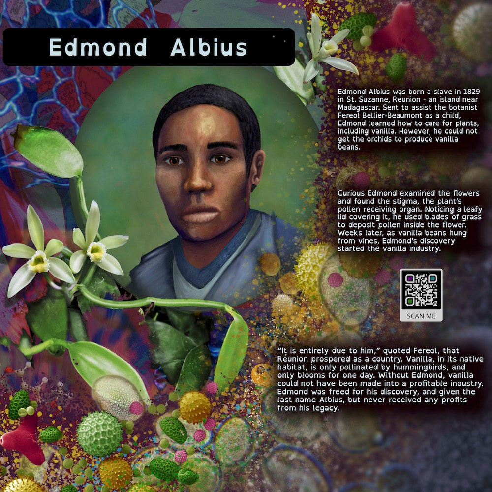 Artists portrait of Edmond Albius
